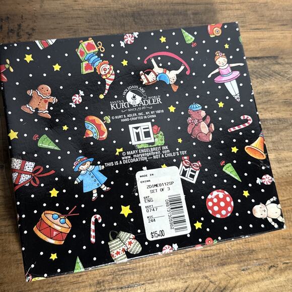 Vintage Mary Engelbreit Christmas Tree Ornaments Birdhouses Bird Theme Gift New - Picture 5 of 11